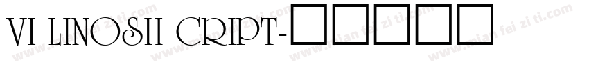 VI LinosH cript字体转换